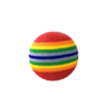12 Colorful Rainbow Foam Balls for Fun Dog Training